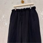INDUSTRY Republic Clothing Tie Front Wide Leg Black Pants Small/Medium Size undefined Photo 4