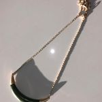CAbi Jasper And Brass Crescent Necklace Photo 2