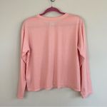 Calme by Johnny Was Long Sleeve Cropped Tee Size Large Orange Photo 3