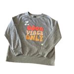 Athletic Works  Gray‎ Crewneck Sweater with Colorful Text Photo 1