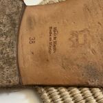 Jenni Kayne Rafia Crossover Sandals sz 38 Tan Photo 8