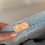 Mother The Wrapper Patch Springy Ankle Jeans in Chill Pill Size 29 Blue Photo 9