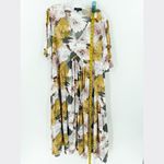 Papillon  Women's Multicolor Floral V Neck Viscose Shift Dress Size XXL Photo 5