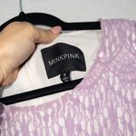MINKPINK Lavender Lace A-Line Dress Size Small Photo 3