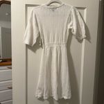 Crystal Doll  White Crochet Short Sleeve Crewneck Dress with Slip Size XSmall NWT Photo 5
