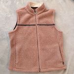 Horny Toad  Vintage Tomboy Sherpa Vest Cupcake Pink Outdoors Hiking Sustainable L Photo 0