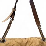 Rebecca Minkoff Edie Nylon Jumbo Flap Elegant Tan Nude Quilted Shoulder Bag Photo 5