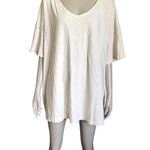 Aerie Light Tan Short Sleeve Oversized Top Photo 1