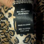 Buckle Black Surplice Cheetah Top Y27 Photo 6