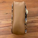 Spartina 449 NWT Linen & Leather Cosmetic Bag Photo 3