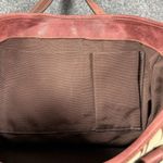 Coach Y2K  SIGNATURE SPECIAL EDITION 04 BURGUNDY SUEDE LEATHER 7066 SATCHEL PURSE Photo 8