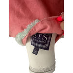 Sail To Sable  Coral Mint Green STS Linen Shift Dress Size Large Photo 7