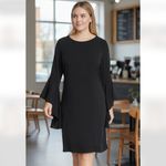 Leota NWT  Stella X Nordstrom Drama Sleeve Dress Black Photo 1