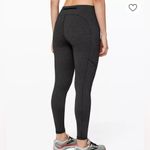 Lululemon  Speed Up Tight 28" Power Luxtreme Variegated Knit Heathered Black 4 Photo 2