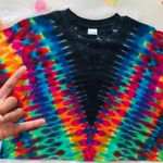 Tie Dye Retro Rainbow Funky Crop Top M Multiple Size M Photo 0