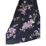 Dress Barn Vintage Y2K  Floral Midi Skirt Women's Size 8 Fairy Dark Romantic 90s Photo 1