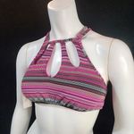 NWT Francesca's Striped Bikini Top (M) Pink Size M Photo 2