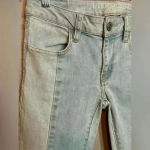 American Eagle American‎ Eagle Super Stretch Jeggjng Crop Light Two Toned Wash Size 2 Photo 1
