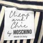 Y2K Moschino Cheap and Chic zip front skirt, black, ivory and red USA Sz 6 Photo 3