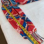 A. Calin by Flying Tomato blouse ruffled neckline/wrists stripes Sz Small NWOT Photo 6