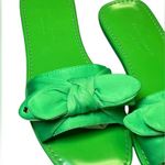 Kate Spade Green Bernadette Bow Tie Flat Sandals Size 5.5 NWOB Photo 7