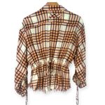 Free People  | S | We The Free Peach Pacific Dawn Flannel Shirt Jacket Shacket Photo 5