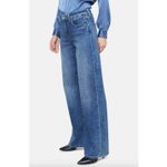 L'Agence  Alicent High Waist Wide Leg Jeans in Wilcox Blue Relaxed US 24 NWT Photo 3