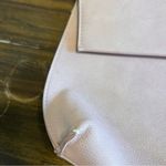 Anthropologie Dreia Envelope Clutch Crossbody Bag Blush Light Pink Vegan Faux Photo 9