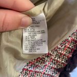 Neiman Marcus ESCADA Exclusive For Tweed Checked Jacket with Brown Trim Size 34 Photo 4