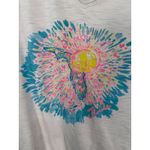 Lilly Pulitzer  Lilly Loves Florida Graphic Shirt White Short Sleeve Size Medium Photo 3