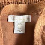 House of Harlow 1960 • crochet high neck bodycon sleeveless midi dress Tan Size XS Photo 10