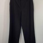 Good American  Women's Black Straight Leg Woven Trousers Size 15 Business/Work Photo 0