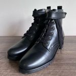 Jack Rogers Peyton Black Women's Lace Up Boot Size 7.5 #B1200 Photo 3