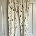 Rachel Zoe Cream & Multi-colored Casual Joggers Photo 1