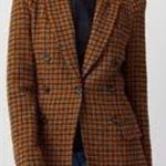 Smythe Plaid Blazer Not A Pagoda Tweed Plaid Single Button Jacket Size 0 Photo 0