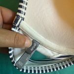 Aerie  Navy and White Striped Push Up Bikini Top Photo 2