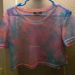 SheIn Multicolored See Through Top Photo 0