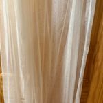 Elegant Off White Sheer Tie waist bathing suit cover up size L Size L Photo 3