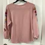 Matilda Jane  Pink Sweatshirt with Floral Embroidery Photo 2