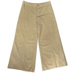 Moschino  Cheap & Chic Khaki Wide-Leg Crop Flare Pants, Size US 10 Photo 1