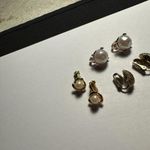 Trifari Lot Of 3 Small Gold Tone Faux Pearl Clip on Clip-on Earrings 1 Signed Photo 5