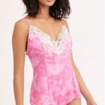 Free People NEW Luella Printed Bodysuit Berry Kiss Photo 0
