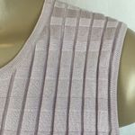 Neiman Marcus  Silk Blend Sleeveless Ribbed Knit Sweater Top L Photo 2