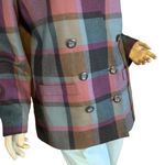 Kasper VINTAGE 1990'S  FOR ASL PURPLE, GRAY & BLUE PLAID WOOL BLAZER (12) Photo 7