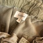 Bohme  Olive Green Kennedy Paper Bag Pants Size Small Photo 2
