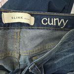 Slinky Brand  Slink Jeans Curvy Distressed Raw Hem Skinny Jeans Size 6/28 Photo 5