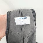 Old Navy  OG Workwear Black Wash Overalls Denim BlackBerry Size 8 NWT Photo 8