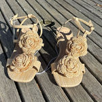 A New Day Nwt Women's Esme Floral Crochet Kitten Heels - 
Size 6 spring whimsy Photo 0