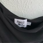 Princess Polly Jocasta Mini Dress Black One Shoulder Ruched Sz 4 Photo 4