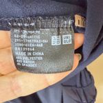 Uniqlo  Navy Wide-Leg Surplice Sleeveless Knit Jumpsuit Size Small Stretchy‎ Photo 7